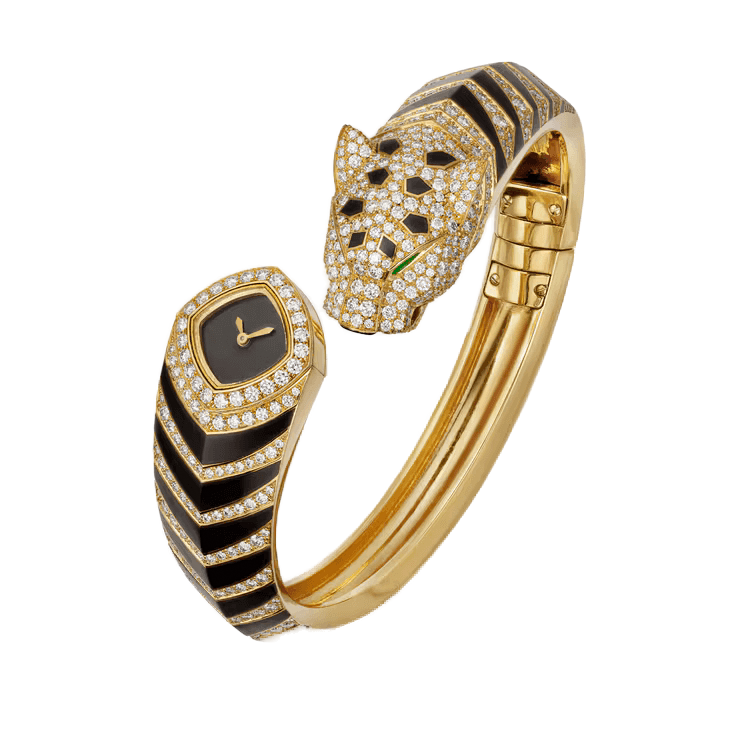 Cartier La Panthère Black Yellow Gold 18mm
