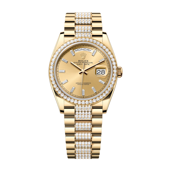 Rolex Day-Date 36 Champagne Yellow Gold 36mm