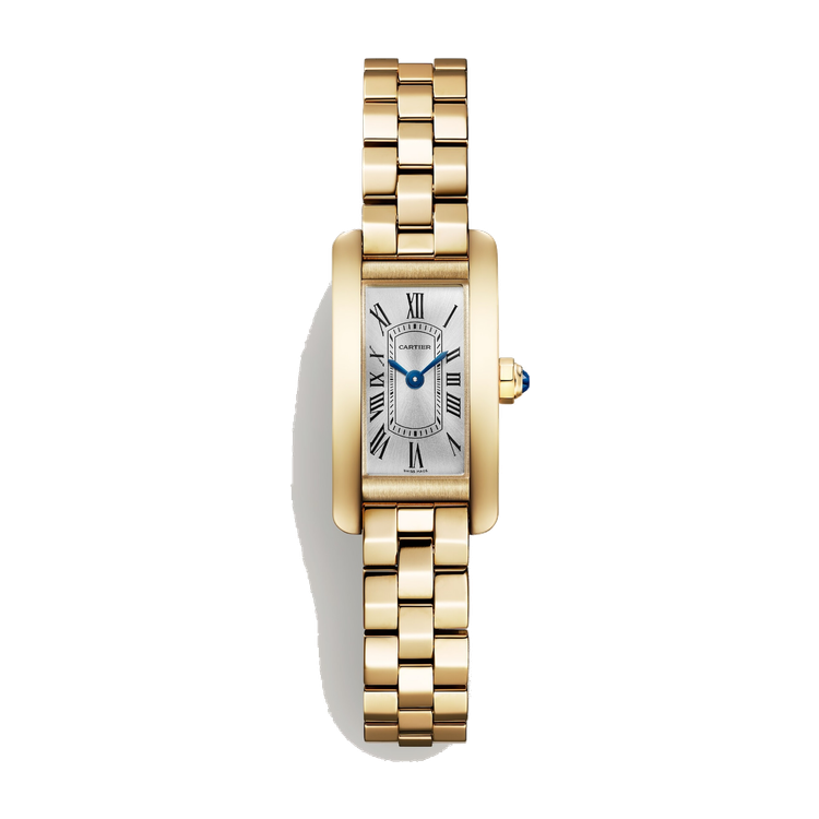 Cartier Tank Américaine Silver Yellow Gold 15.2mm