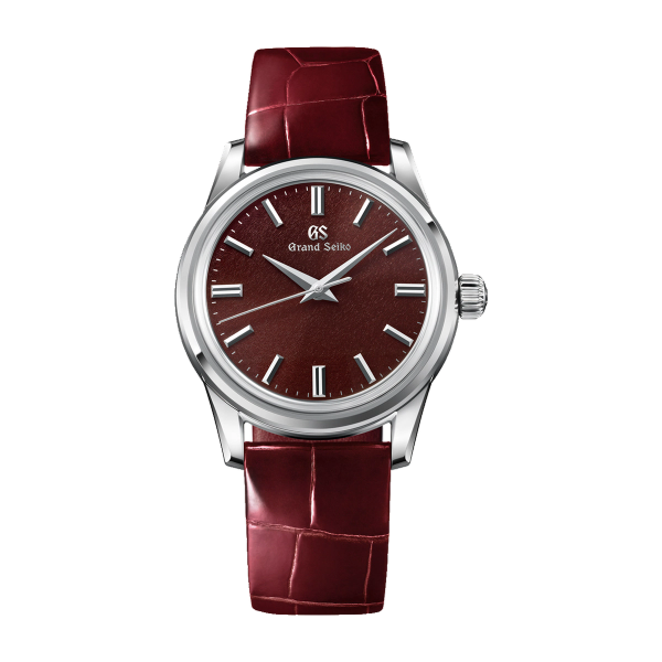 Grand Seiko "Bōshū" Elegance Contemporary Classics Red Steel Alligator Leather 37.3mm
