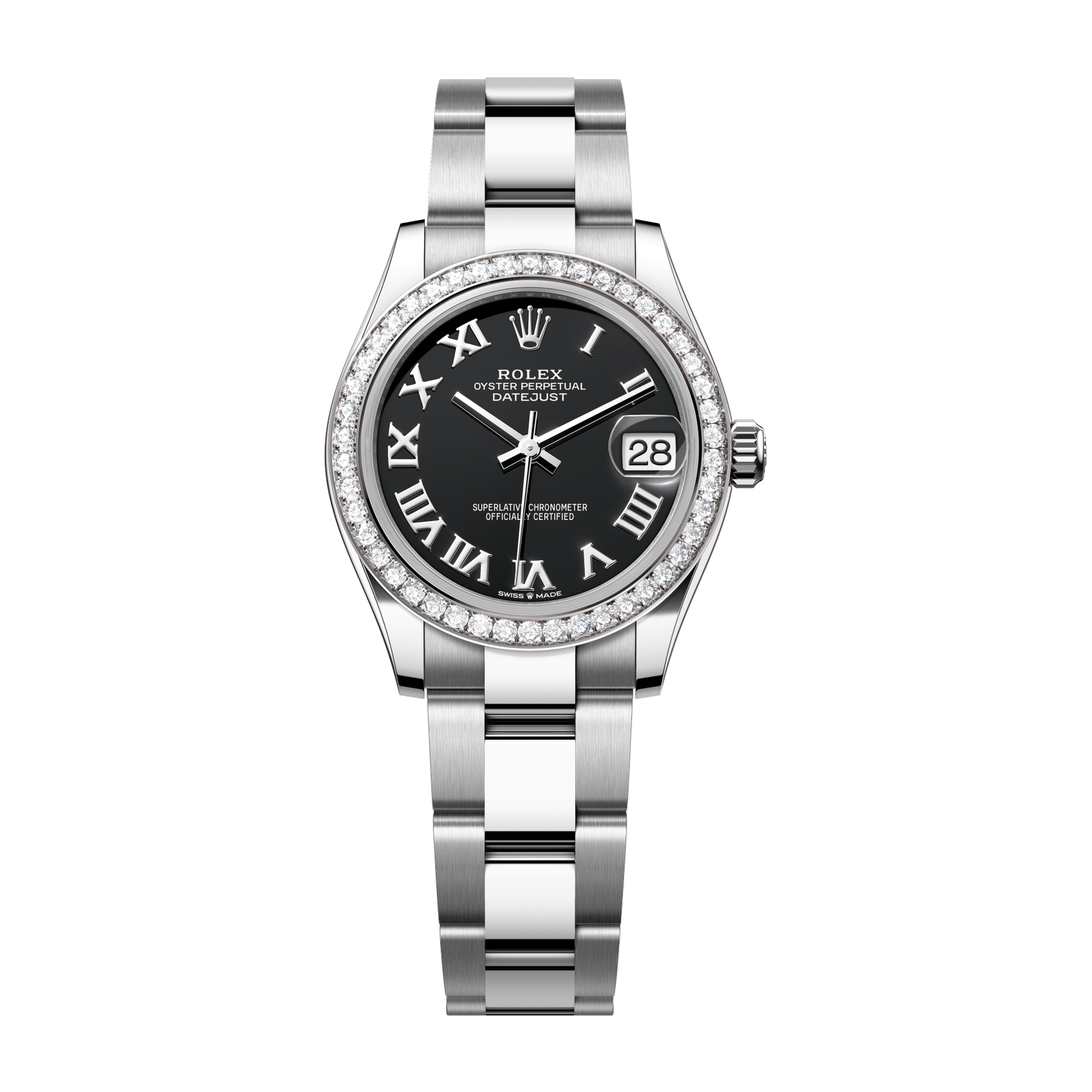 Rolex Datejust 31 Black Steel & White Gold 31mm