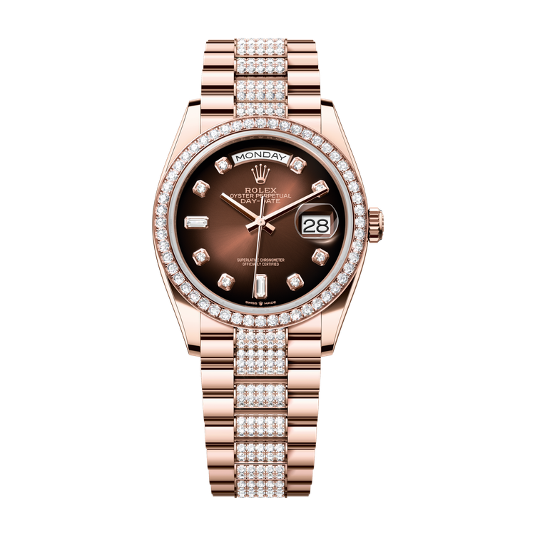 Rolex Day-Date 36 Brown Rose Gold 36mm