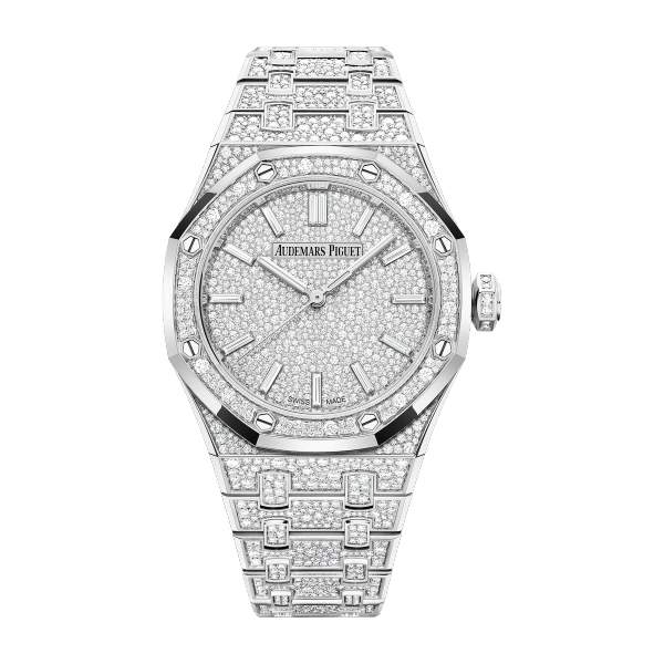 Audemars Piguet Royal Oak Selfwinding Diamond Pave White Gold 37mm