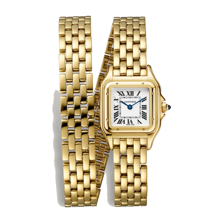 Cartier Panthère de Cartier Small Silver Yellow Gold 22mm