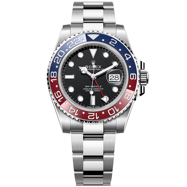 Rolex "Pepsi" GMT-Master II Black Steel 40mm