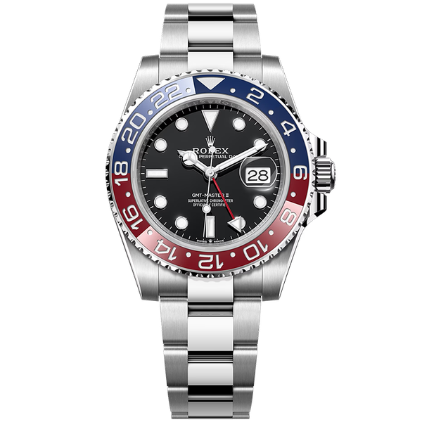 Rolex "Pepsi" GMT-Master II Black Steel 40mm