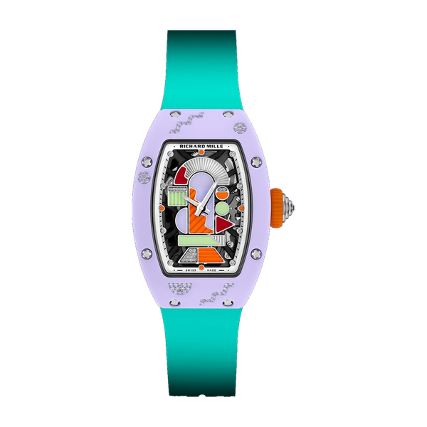 Richard Mille "Lavender Pink" RM 07-01 Skeleton Ceramic Rubber 31.4mm