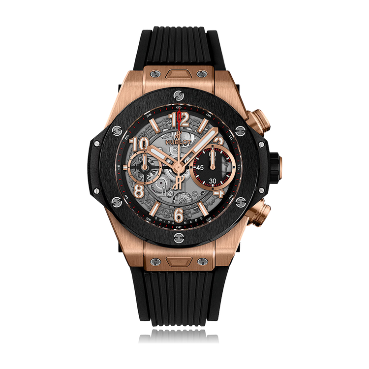 Hublot Big Bang Unico Skeleton King Gold & Ceramic Rubber 42mm