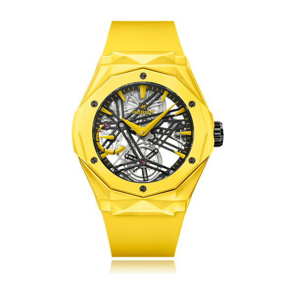 Hublot Classic Fusion Orlinski Yellow Ceramic Rubber 45mm