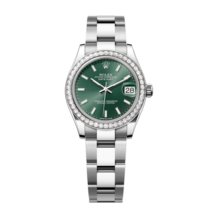 Rolex Datejust 31 Green Two-Tone 31mm