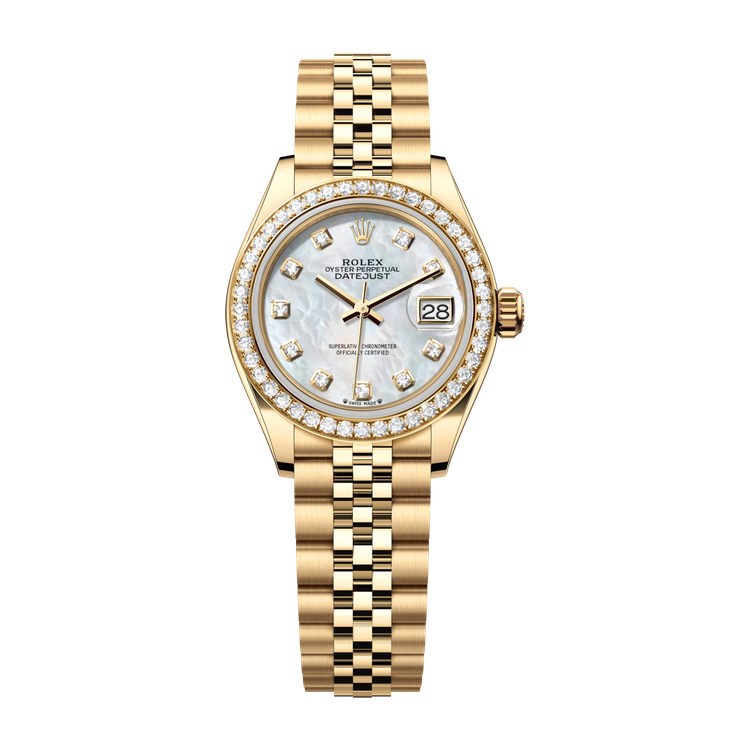 Rolex Lady-Datejust Mother of Pearl Yellow Gold 28mm