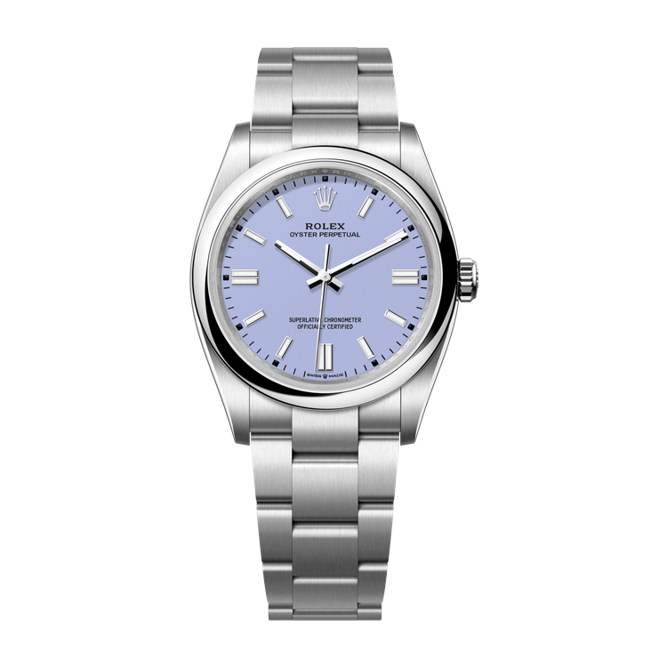 Rolex Oyster Perpetual 36 Purple Steel 36mm