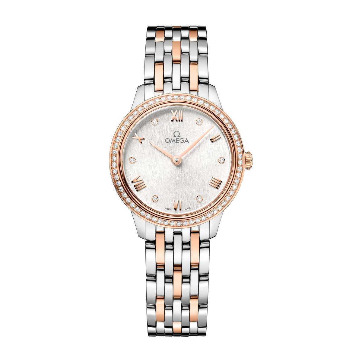 Omega De Ville Prestige Silver Two-Tone 27.5mm