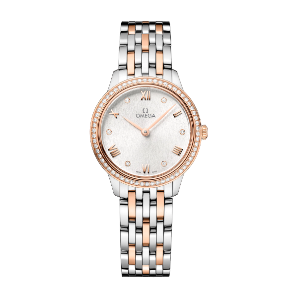 Omega De Ville Prestige Silver Two-Tone 27.5mm