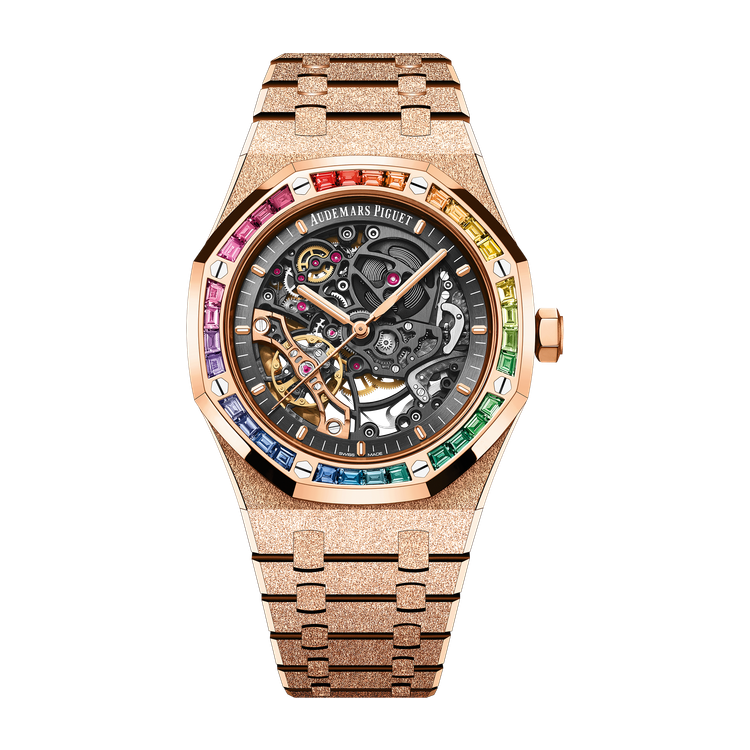 Audemars Piguet Royal Oak Frosted Gold Double Balance Wheel Openworked