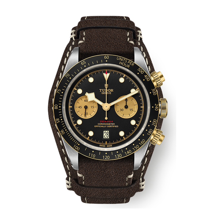 Tudor Black Bay Chrono S&G Two-Tone Leather 41mm