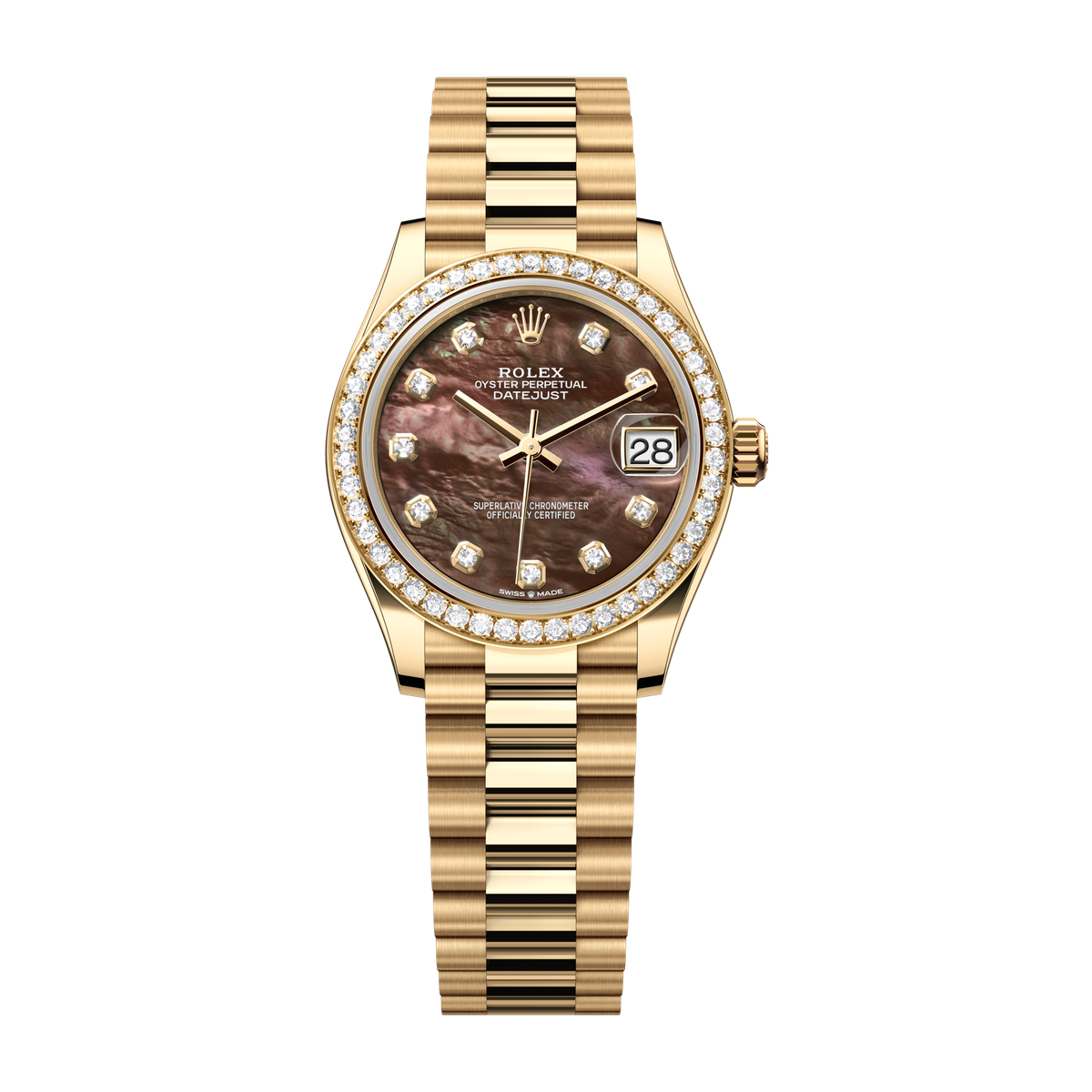 Rolex Datejust 31 Mother of Pearl Yellow Gold 31mm