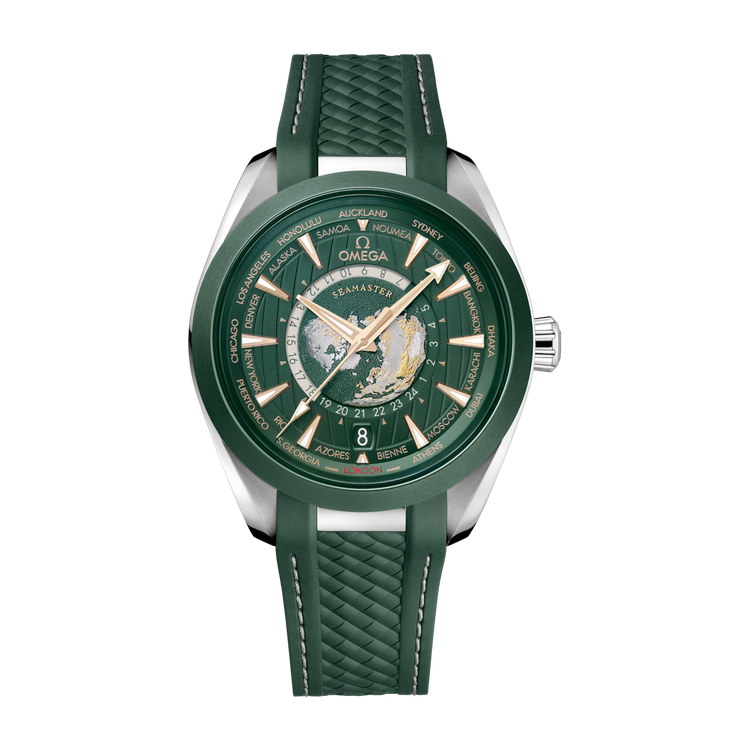 Omega Seamaster Aqua Terra 150M Green Steel Rubber 43mm