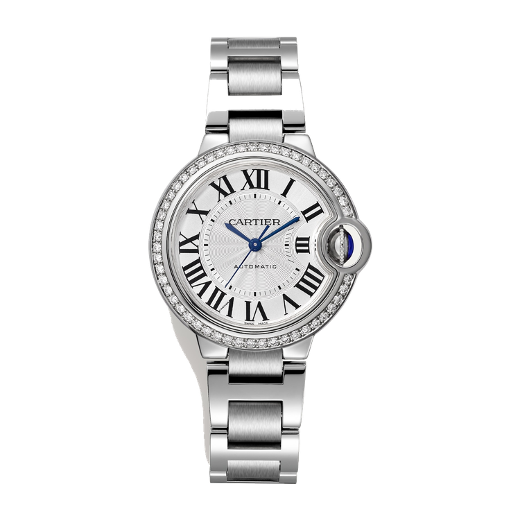 Cartier Ballon Bleu 33 mm Silver Steel 33mm