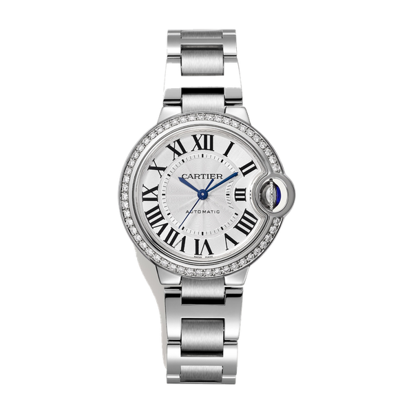 Cartier Ballon Bleu 33 mm Silver Steel 33mm