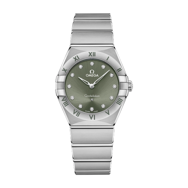 Omega Constellation Green Steel 28mm