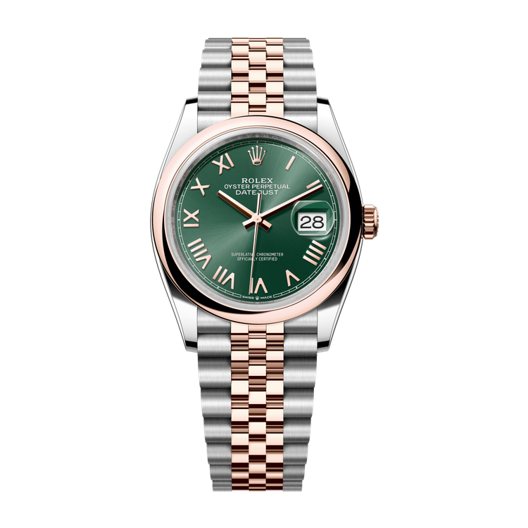 Rolex Datejust 36 Green Two-Tone 36mm