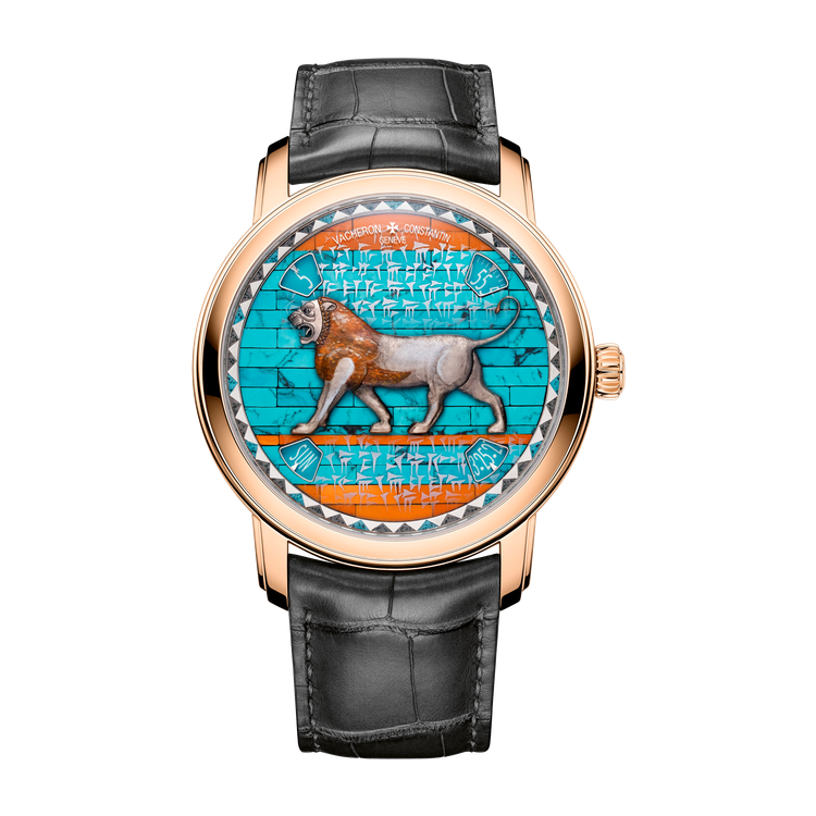 Vacheron Constantin Métiers d'Art Tribute to Great Civilisations Turquoise Rose Gold Alligator Leather 42mm