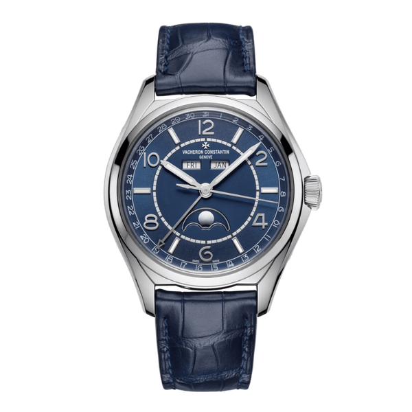 Vacheron Constantin Fiftysix Blue Alligator Leather 40mm