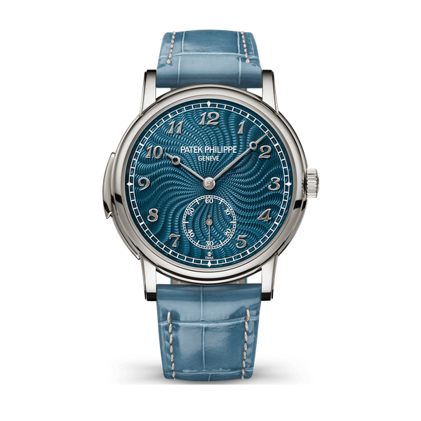 Patek Philippe Grand Complications Blue White Gold Alligator Leather 40mm