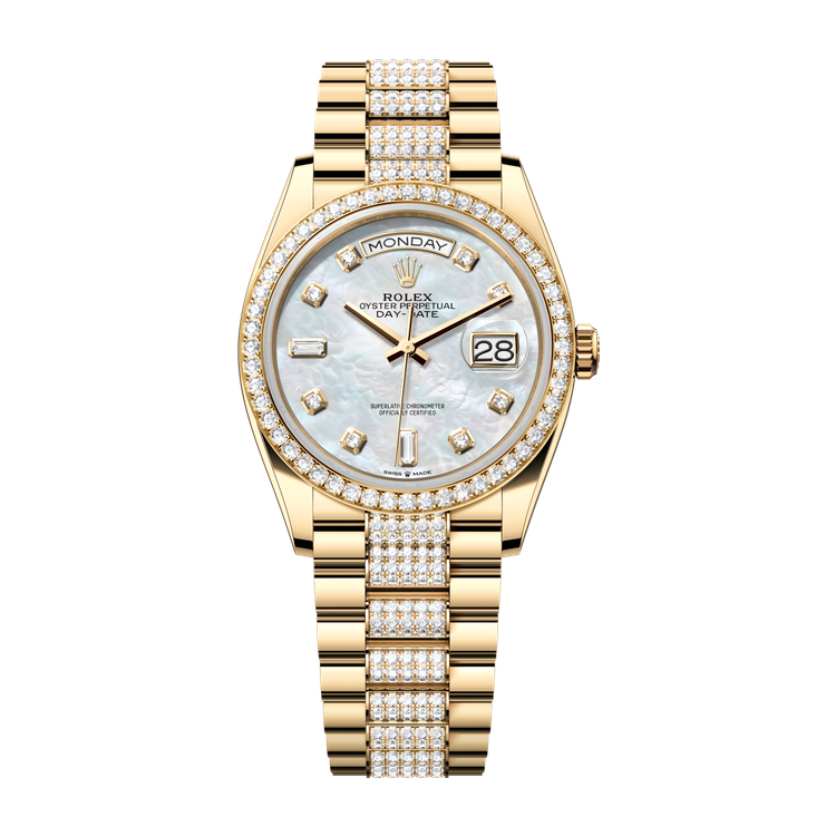 Rolex Day-Date 36 Mother of Pearl Yellow Gold 36mm