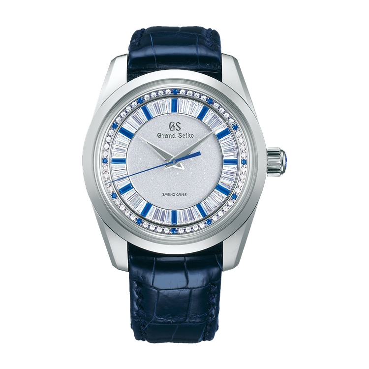 Grand Seiko Masterpiece Silver Platinum Alligator Leather 43mm