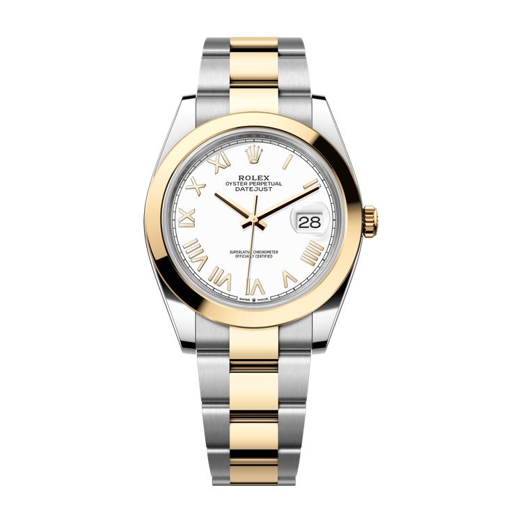 Rolex Datejust 41 White Two-Tone 41mm