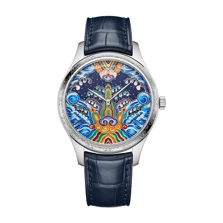 Vacheron Constantin Métiers d'Art Tribute to Traditional Symbols Gold White Gold Alligator Leather 38mm