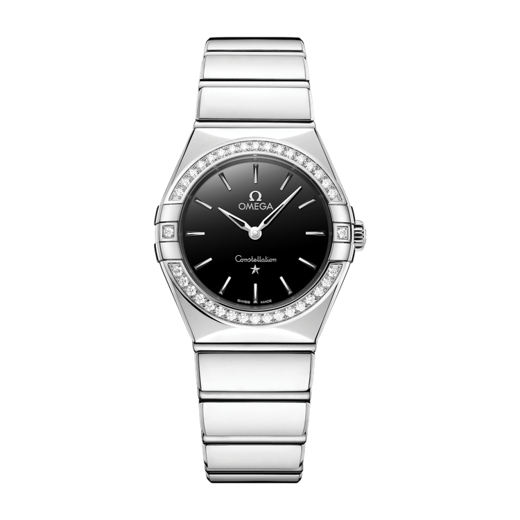 Omega Constellation Black Steel 28mm