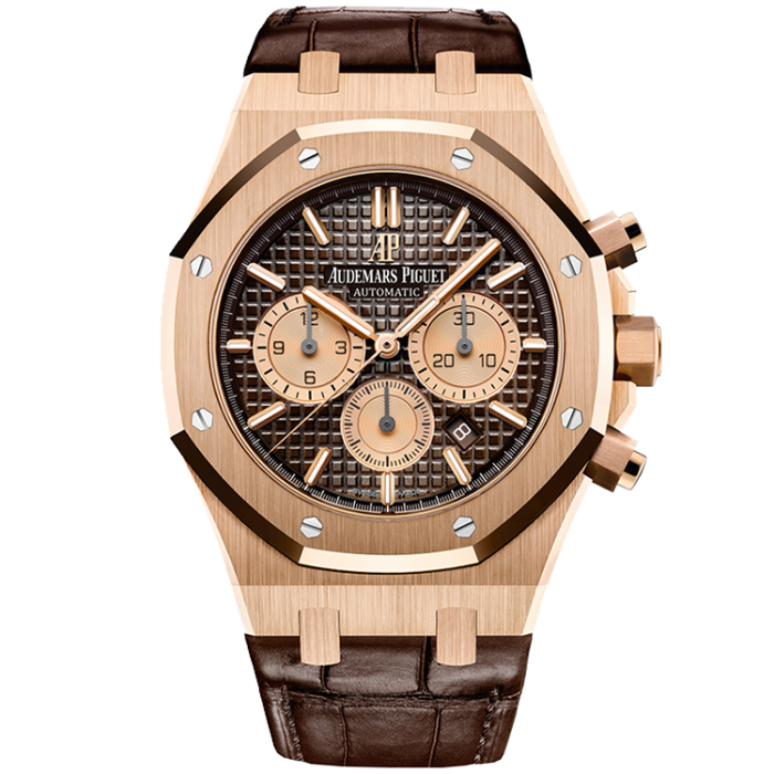 Audemars Piguet Royal Oak Chronograph Chocolate Leather 41mm