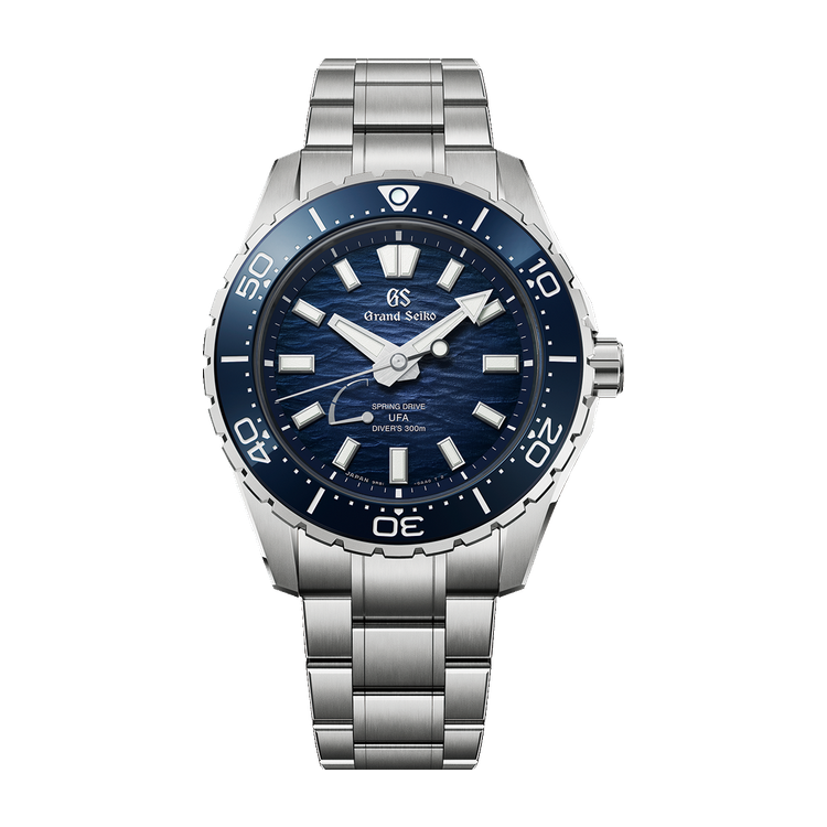 Grand Seiko "Ushio" Evolution 9 Spring Drive U.F.A. Blue Titanium 40.8mm