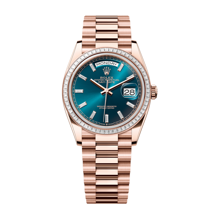 Rolex Day-Date 36 Green Rose Gold 36mm