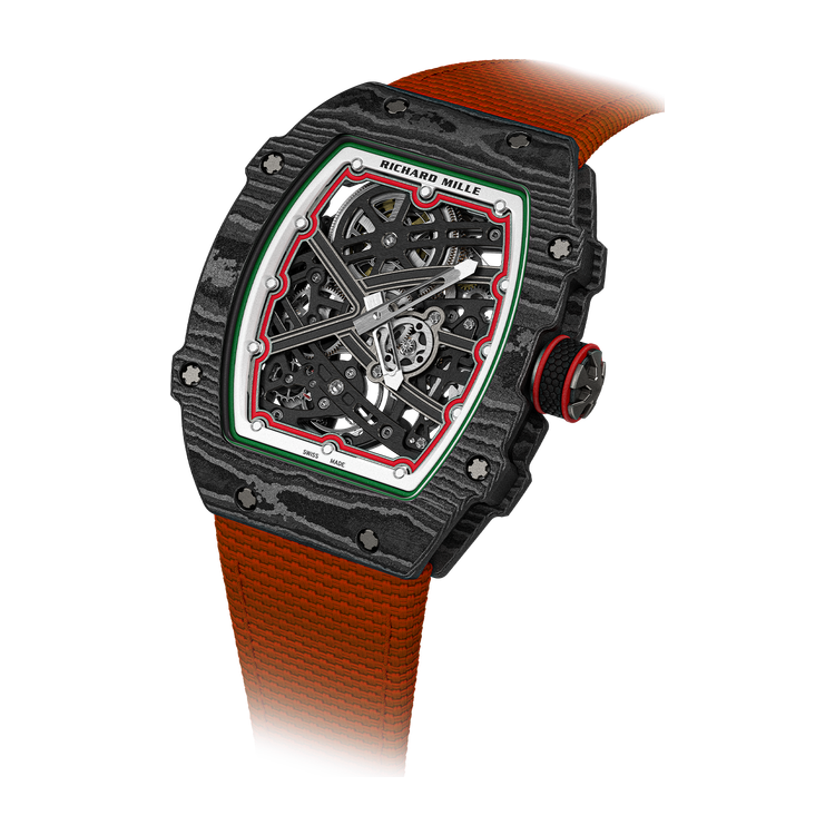 Richard Mille "Italia" RM 67-02 Skeleton Carbon Fabric 38.7mm