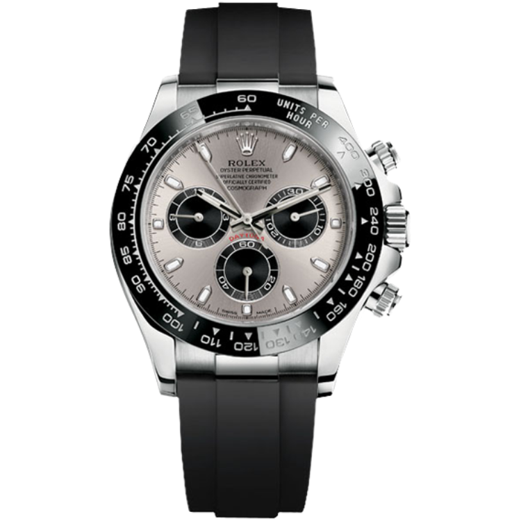 Rolex "Ghost" Daytona Silver Rubber 40mm