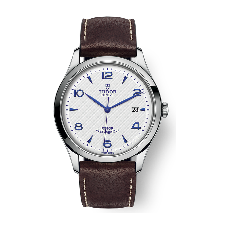 Tudor 1926 41 White Steel Leather 41mm