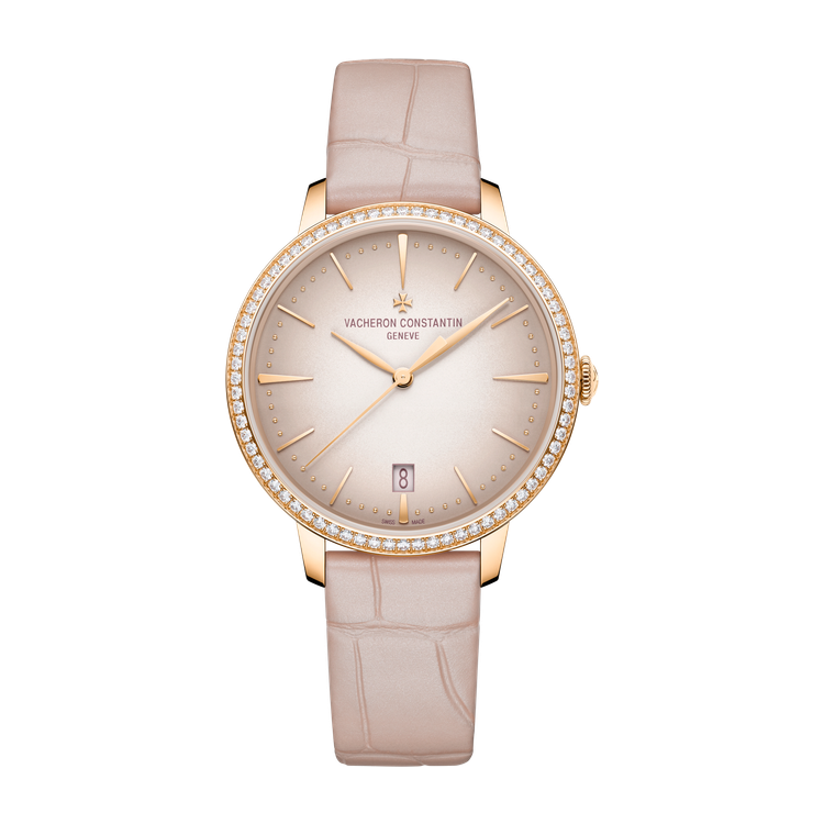 Vacheron Constantin Patrimony Self-winding Pink Rose Gold Alligator Leather 36.5mm