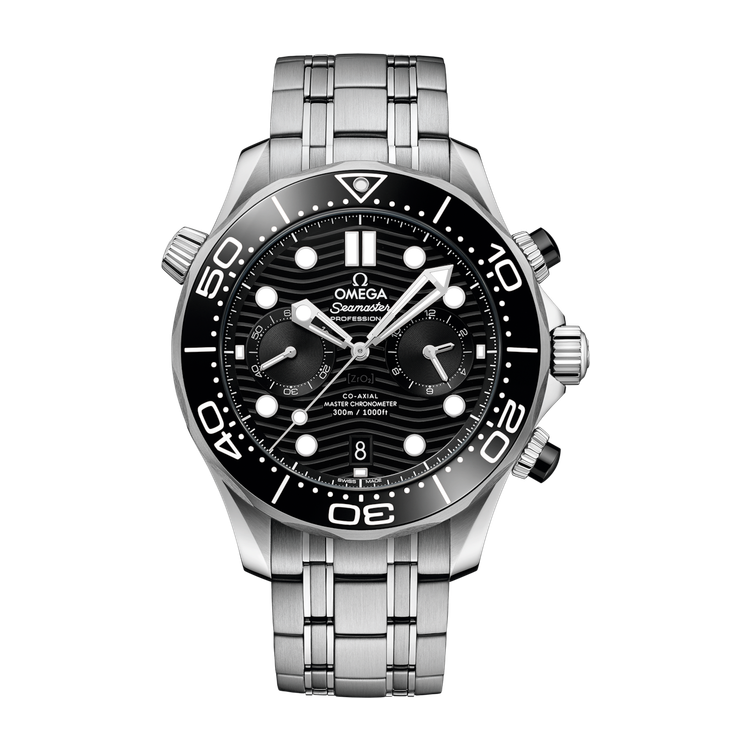 Omega Seamaster Diver 300M Black Steel 44mm