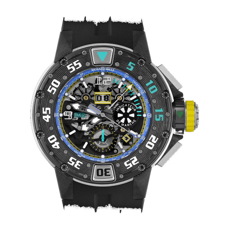 Richard Mille "Ultimate Edition" RM 032 Skeleton Carbon Rubber 50mm