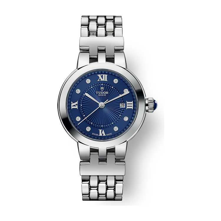 Tudor Clair de Rose 30 Blue Steel 30mm