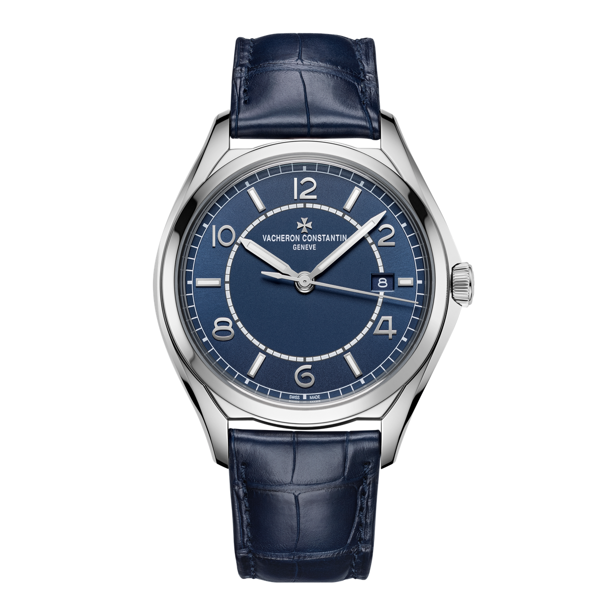 Vacheron Constantin Fiftysix Self-winding Blue Steel Alligator Leather 40mm