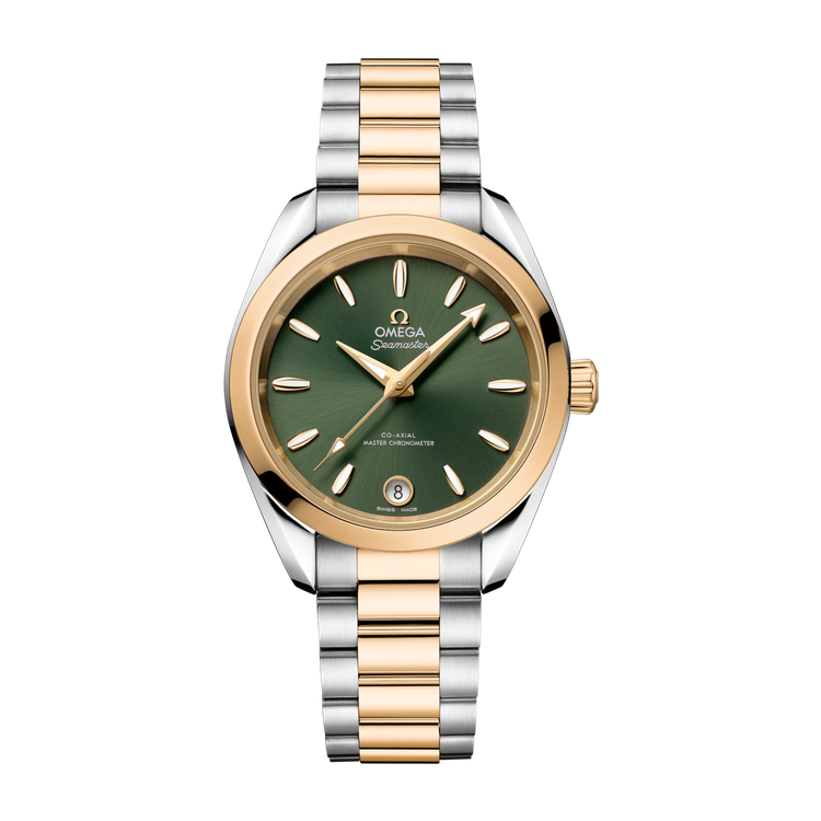 Omega Seamaster Aqua Terra Shades Green Two-Tone 34mm