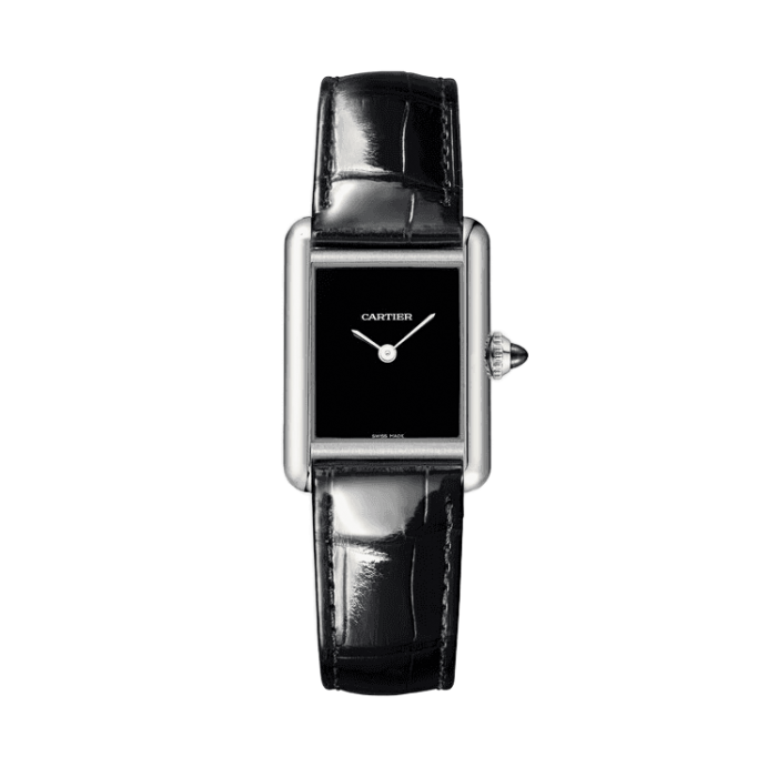 Cartier Tank Must Black Leather 22mm