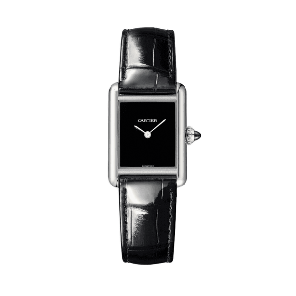 Cartier Tank Must Black Leather 22mm