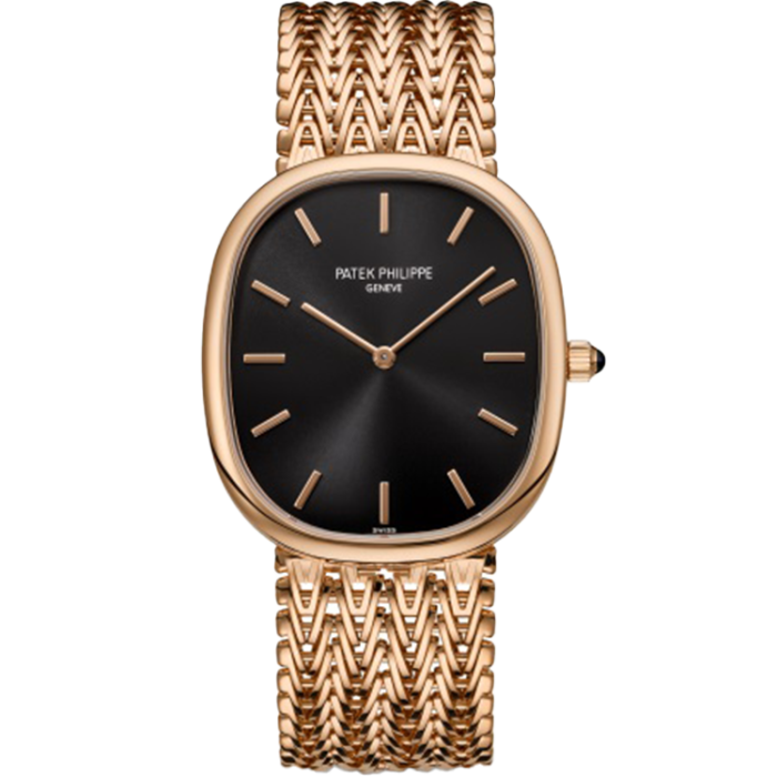 Patek Philippe Golden Ellipse Black Rose Gold 39.5mm