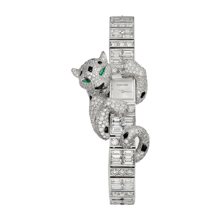 Cartier Panthère Jewelry Silver White Gold